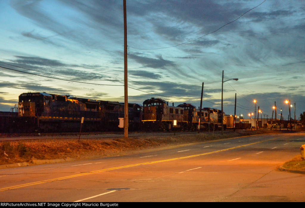 CSX Locomotives in the Yard